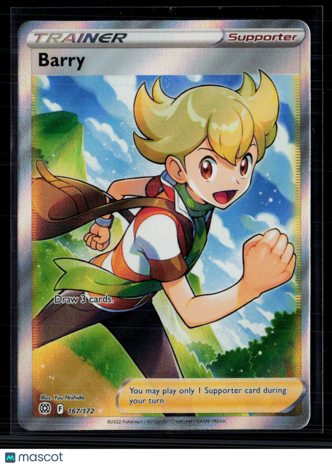 Pokemon 2022 Brilliant Stars Barry FA #167/172