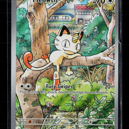 Pokemon 2025 Prismatic Evolutions Meowth #106/94