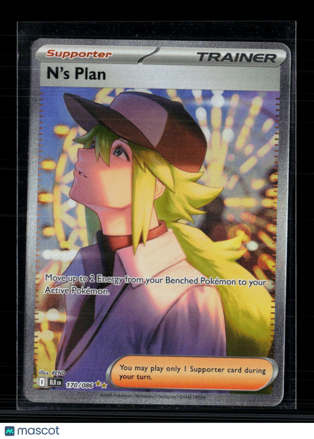 Pokemon 2025 Scarlet & Violet Black Bolt N'S Plan FA SAR #170/86