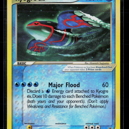 Pokemon 2003 EX Ruby & Sapphire Kyogre EX #001 promo
