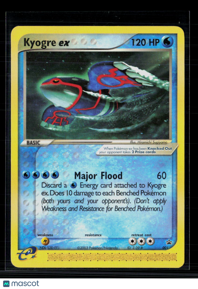 Pokemon 2003 EX Ruby & Sapphire Kyogre EX #001 promo