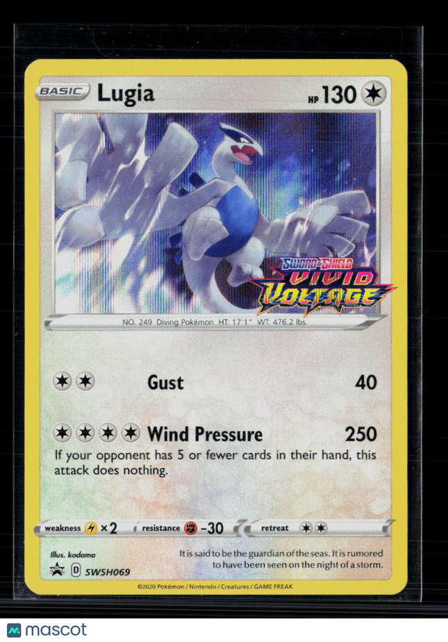 Pokemon 2020 Vivid Voltage Lugia #SWSH069 Pre-release