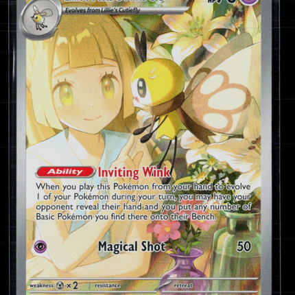 Pokemon 2025 Journey Together Lillie's Ribombee #164/159
