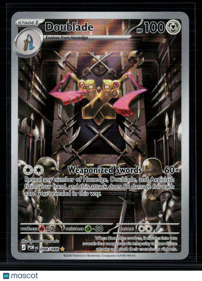 Pokemon 2026 Mega Evolution – Perfect Order Doublade #98/88