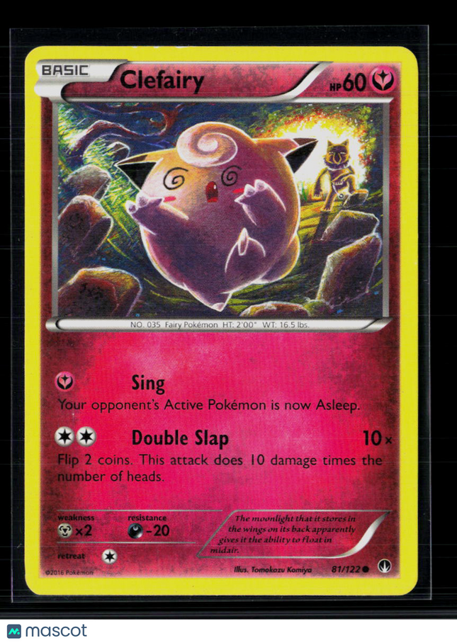 Pokemon 2016 BREAKpoint Clefairy #81/122