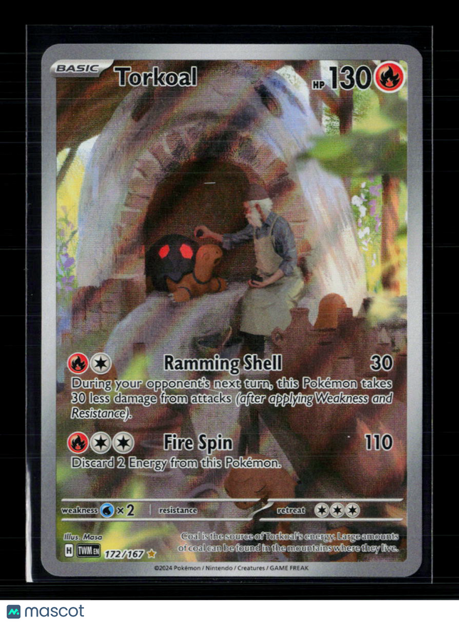 Pokemon 2024 Twilight Masquerade Torkoal #172/167