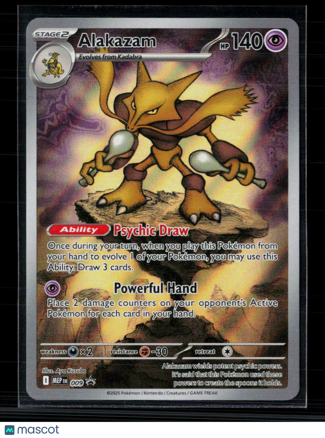 Pokemon 2025 Journey Together Alakazam #MEP EN 009