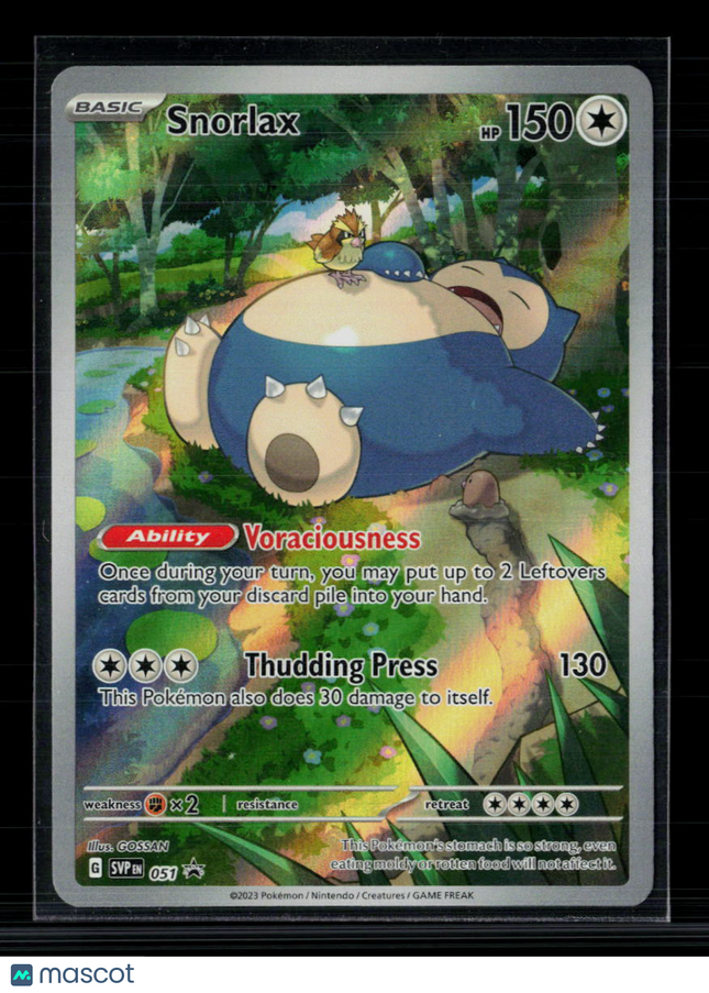 Pokemon 2023 Scarlet & Violet Snorlax #SVP EN 051