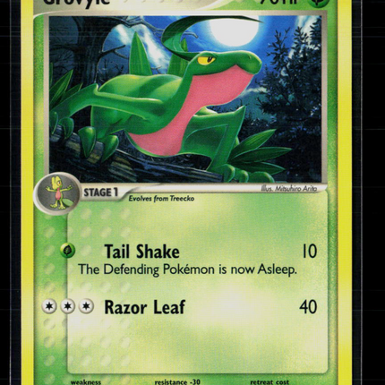 Pokemon 2005 EX Emerald Grovyle #28/106