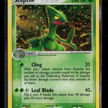 Pokemon 2004 EX Team Magma vs Team Aqua Sceptile #4/17