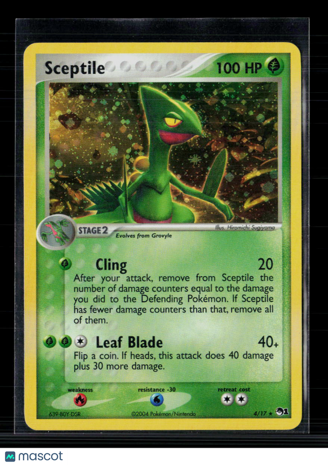 Pokemon 2004 EX Team Magma vs Team Aqua Sceptile #4/17