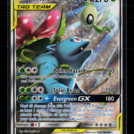 Pokemon 2019 Team Up Celebi & Venusaur GX #SM167