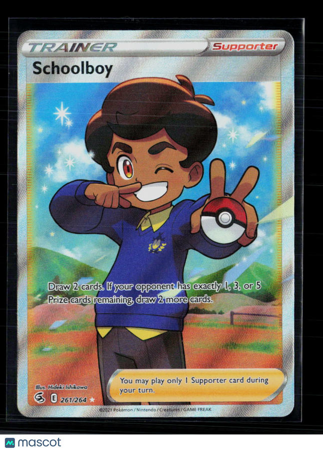 Pokemon 2021 Fusion Strike Schoolboy FA #261/264