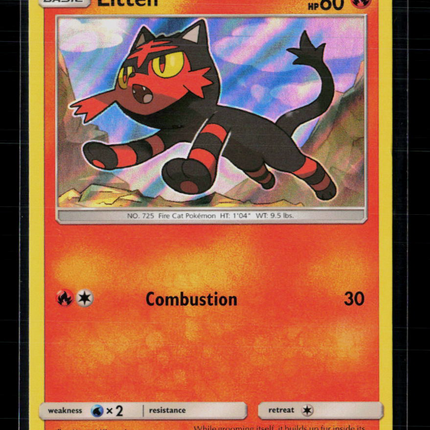 Pokemon 2017 Sun & Moon Litten #SM02