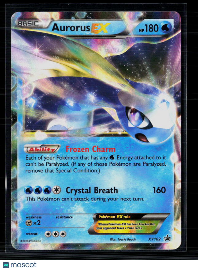 Pokemon 2016 XY Promos Aurorus EX FA #XY102