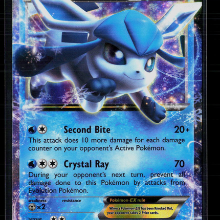 Pokemon 2016 Fates Collide Glaceon EX #20/124