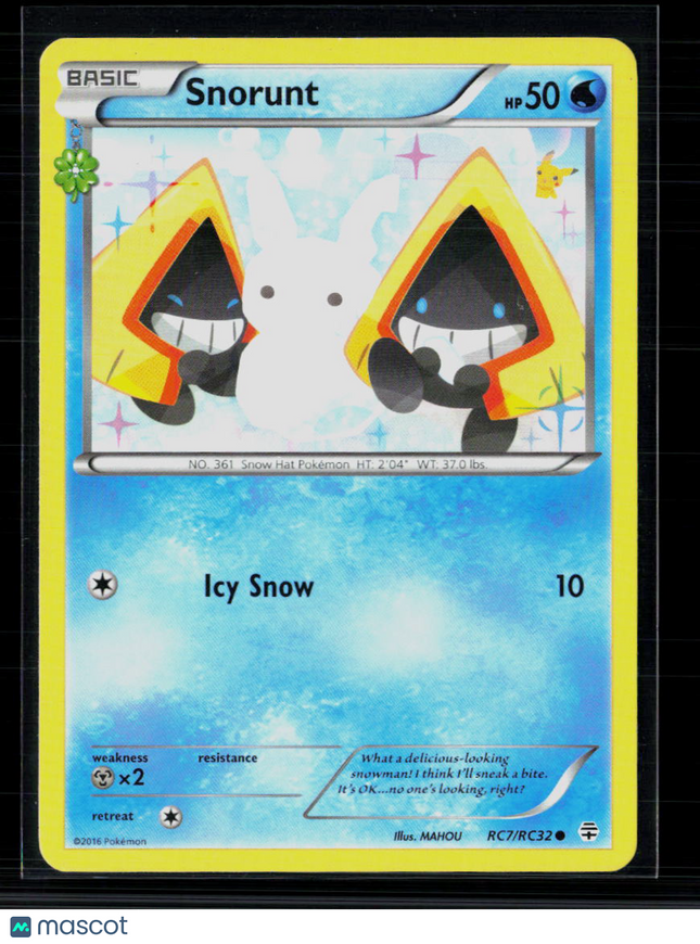 Pokemon 2016 Generations Snorunt #RC7/RC32