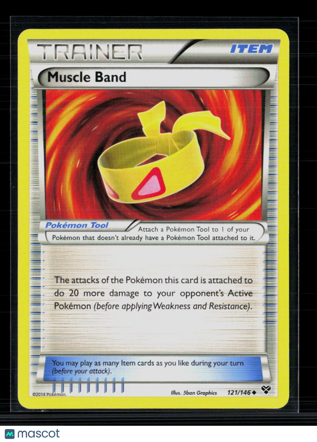Pokemon 2014 XY Muscle Band #121/146