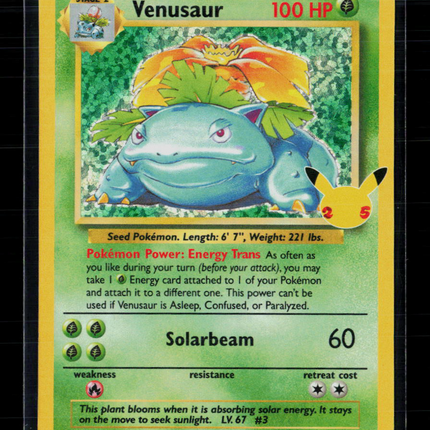 Pokemon 2021 Celebrations Venusaur #15/102