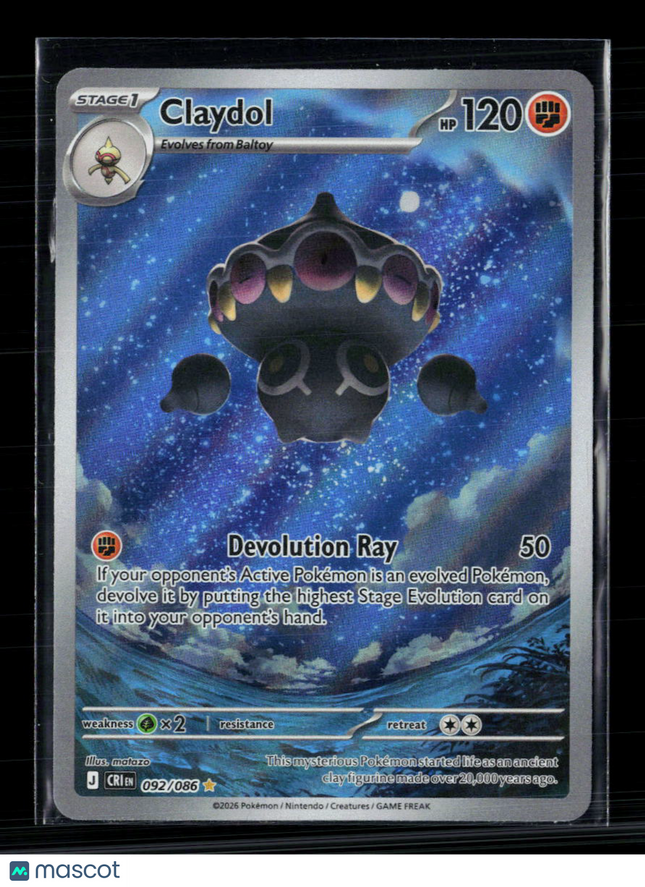 Pokemon 2026 Mega Evolution – Perfect Order Claydol #92/86