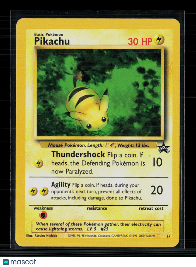 Pokemon 2000 Wizards Pikachu #27