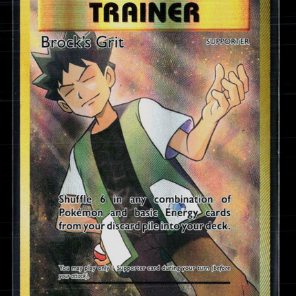 Pokemon 2016 Evolutions Brock's Grit FA #107/108