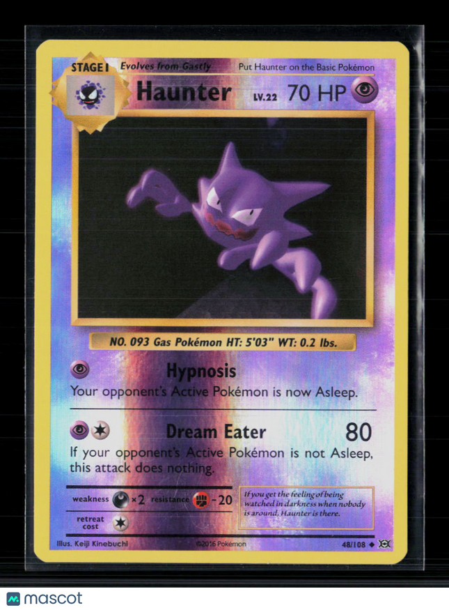 Pokemon 2016 Evolutions Haunter #48/108