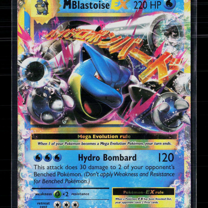 Pokemon 2016 Evolutions M Blastoise EX FA #22/108