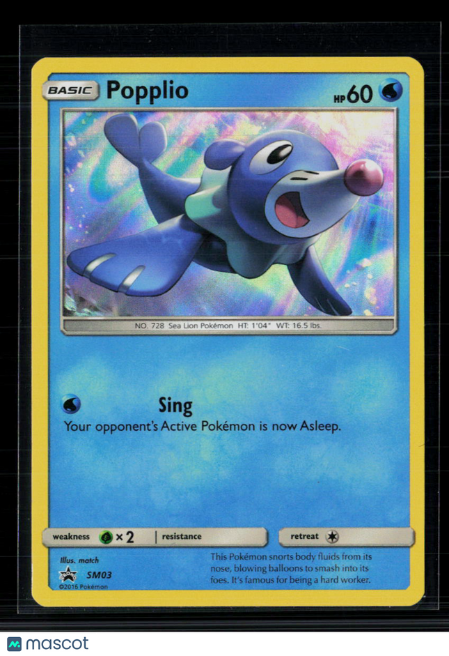 Pokemon 2017 Sun & Moon Popplio #SM03