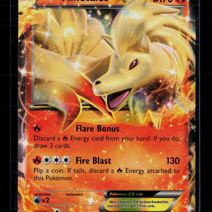 Pokemon 2016 Evolutions Ninetales EX FA #13/83