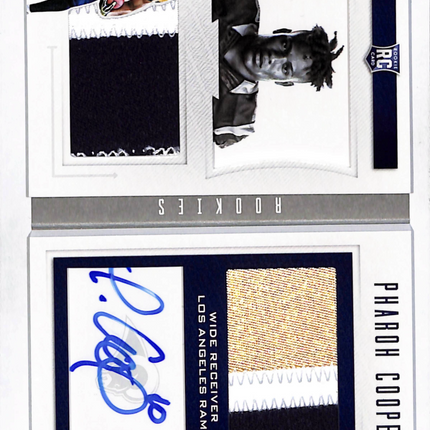 2016 Panini Playbook Pharoh Cooper #125 Patch 23/49 Rookie RC Auto