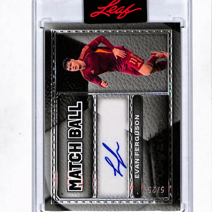 2026 Leaf Glory of the Game Match Ball Evan Ferguson #MB-EF1 Auto /25