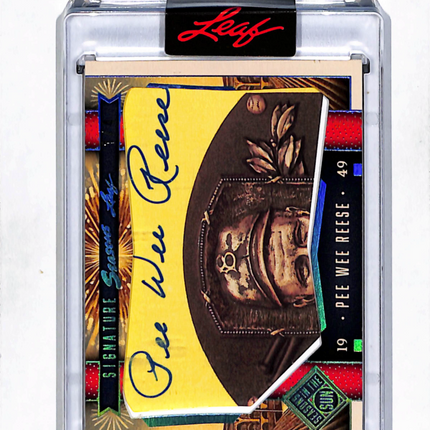 2025 Leaf Signature Seasons Pee Wee Reese #CSS-20 Cut Signature Auto /4