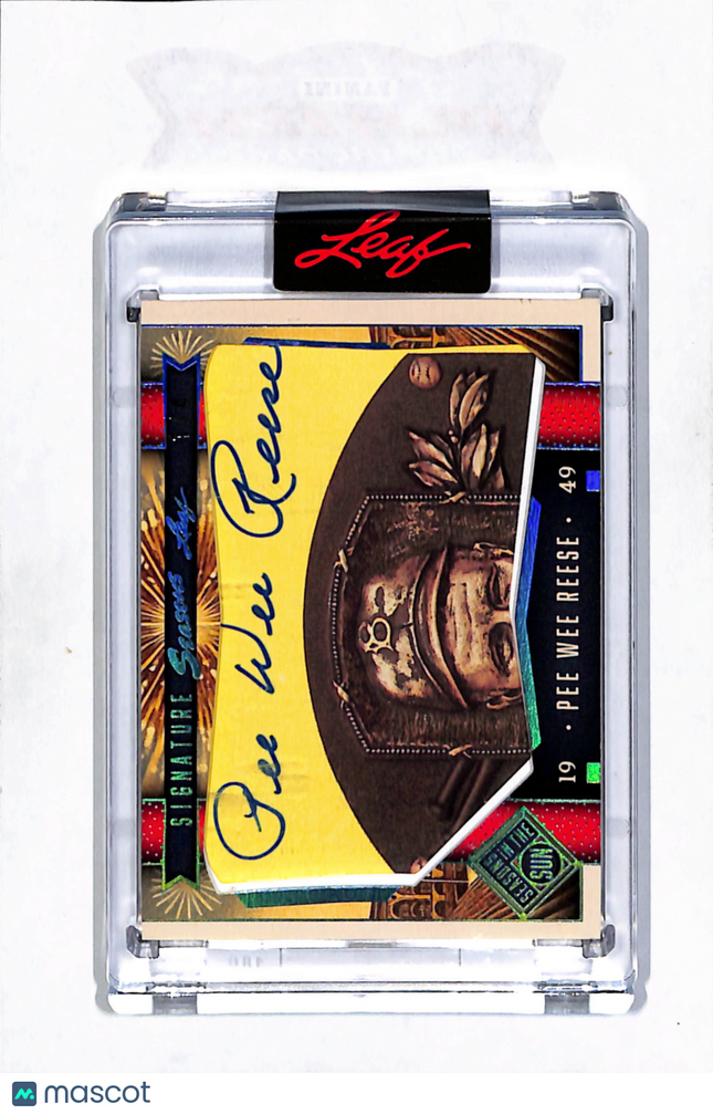 2025 Leaf Signature Seasons Pee Wee Reese #CSS-20 Cut Signature Auto /4