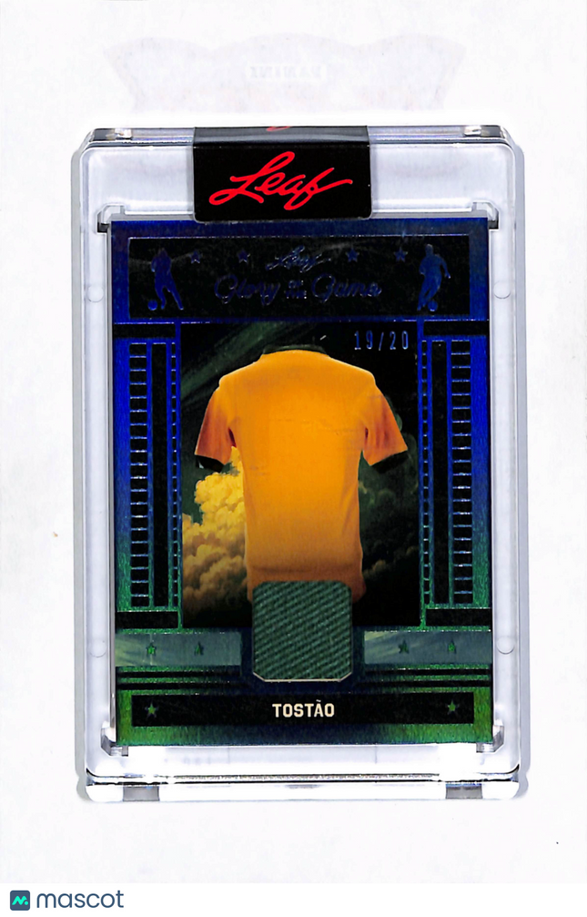 2026 Leaf Glory of the Game Tostão #GG-61 Green 19/20 Game-Used Memorabilia