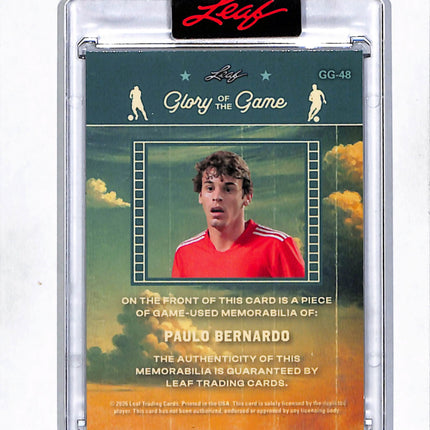 2026 Leaf Glory of the Game Paulo Bernardo #GG-48 Game-Used Memorabilia /10