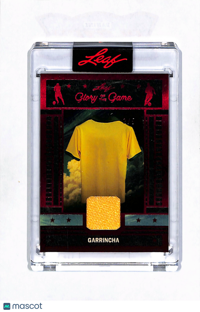2026 Leaf Glory of the Game Garrincha #GG-21 Red Game-used Memorabilia /5