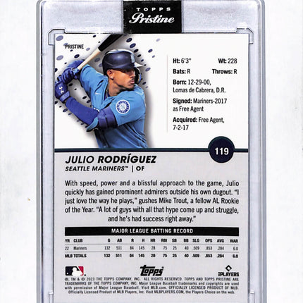 2023 Topps Pristine Julio Rodríguez #119 Refractor