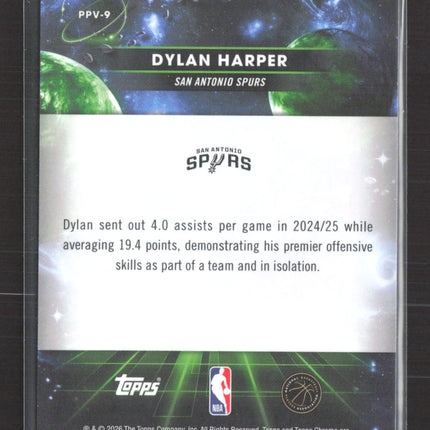 2026 Topps Chrome Venus Dylan Harper #PPV-9 RC Planetary Pursuit