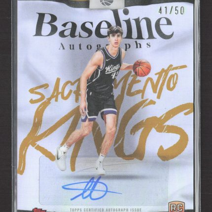 2026 Topps Finest Baseline Autographs Maxime Raynaud #BA-MR RC 41/50 Auto