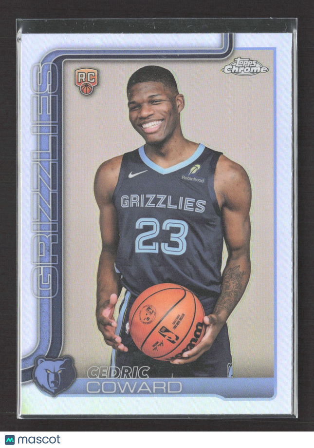2025 Topps Chrome Cedric Coward #261 Refractor RC