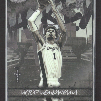 2026 Topps Chrome Basketball Jacked Up Victor Wembanyama #JU-33 Cactus