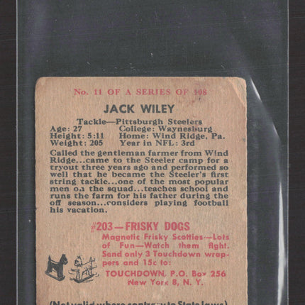 1948 Bowman Jack Wiley #11