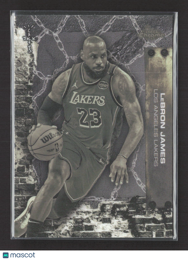 2026 Topps Chrome Basketball Cactus Jack LeBron James #46 Refractor