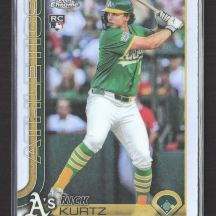2025 Topps Chrome Nick Kurtz #USC178 Refractor