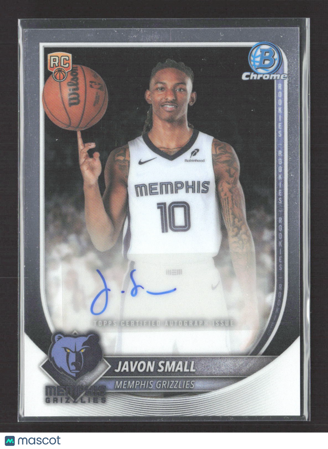 2025 Topps Bowman Chrome Javon Small #BCA-JS RC Auto