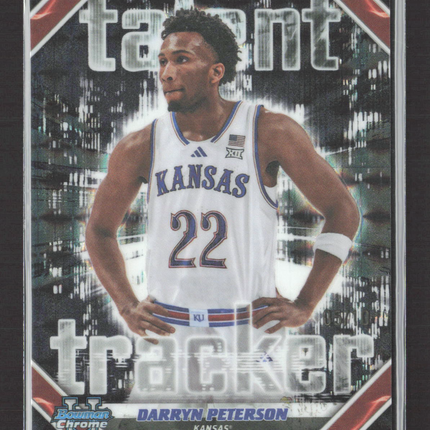 2025 Bowman Chrome Talent Tracker Darryn Peterson #TT-2 Black /10