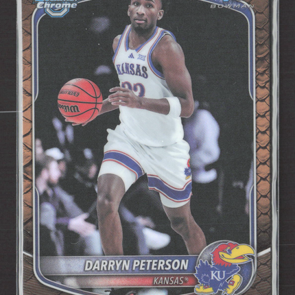 2025 Bowman Chrome University Darryn Peterson #BCP-2 Reptilian