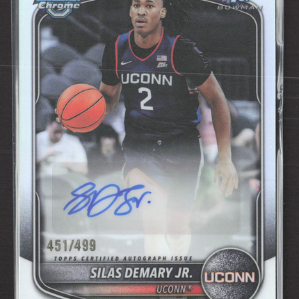 2025 Bowman Chrome Silas Demary Jr. #CPA-SD Refractor 451/499 1st Bowman Auto