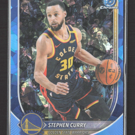 2025 Topps Bowman Chrome Stephen Curry #BCV-115 Blue Sapphire
